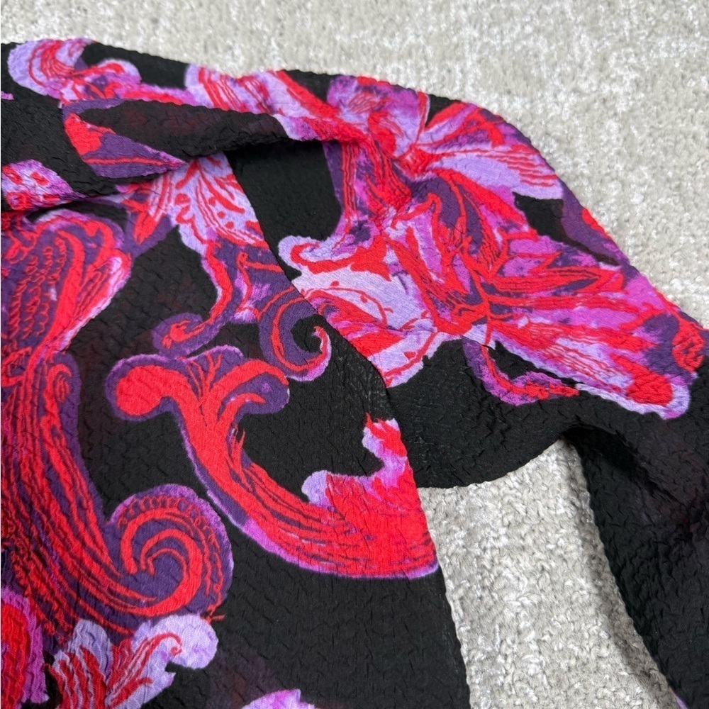 Intimately Free People Printed Black Pink Tunic Mini Top Dress READ BELOW - Picture 4 of 7